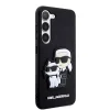 Samsung Galaxy S23 Plus Karl Lagerfeld PU Saffiano Karl és Choupette NFT tok fekete (KLHCS23MSANKCPK) thumbnail