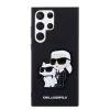 Samsung Galaxy S23 Ultra Karl Lagerfeld PU Saffiano Karl és Choupette NFT tok fekete (KLHCS23LSANKCPK) thumbnail