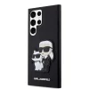 Samsung Galaxy S23 Ultra Karl Lagerfeld PU Saffiano Karl és Choupette NFT tok fekete (KLHCS23LSANKCPK) thumbnail