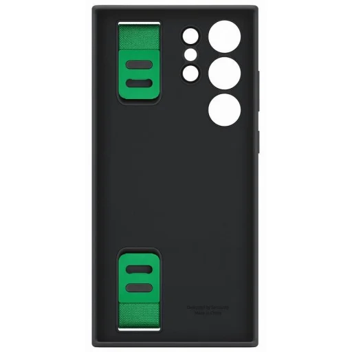 Samsung Galaxy S23 Ultra Samsung gyári szilikon tok pánttal fekete (EF-GS918TBEGWW) - 4