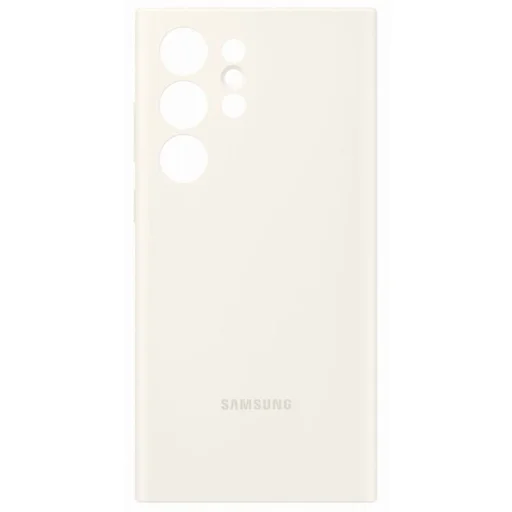 Samsung Galaxy S23 Ultra gyári szilikon tok krémszínű (EF-PS918TUEGWW) - 2