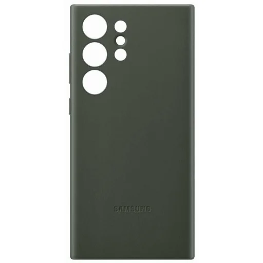 Samsung Galaxy S23 Ultra gyári bőr tok zöld (EF-VS918LGEGWW) - 1