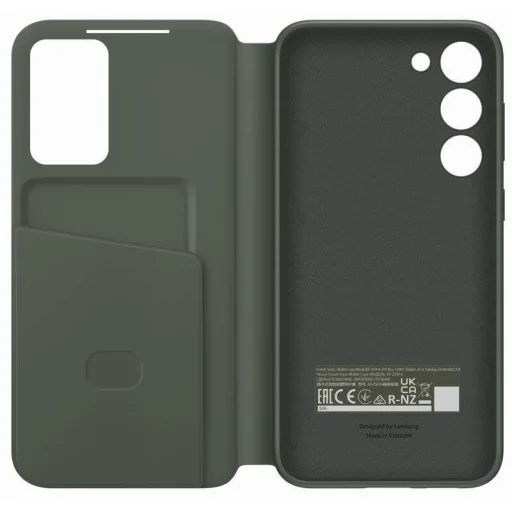Samsung Galaxy S23 Clear View gyári fliptok khaki (EF-ZS911CGEGWW) - 3