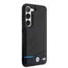 Samsung Galaxy S23 Plus BMW M PU Carbon Blue Line tok fekete thumbnail