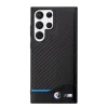 Samsung Galaxy S23 Ultra BMW M PU Carbon Blue Line tok fekete thumbnail