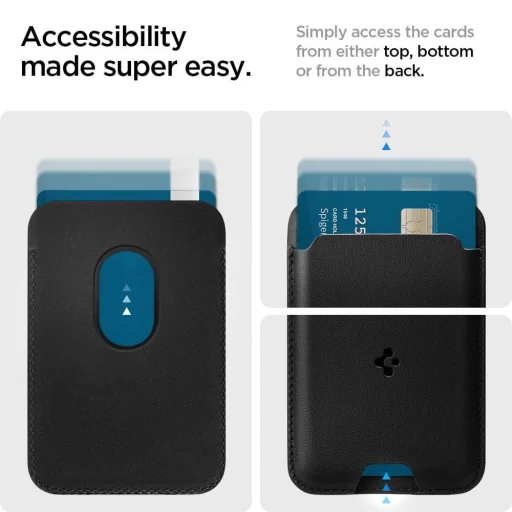 Spigen Valentinus MagSafe-es kártya tartó fekete - 7