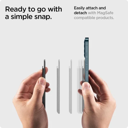 Spigen Valentinus MagSafe-es kártya tartó fekete - 18