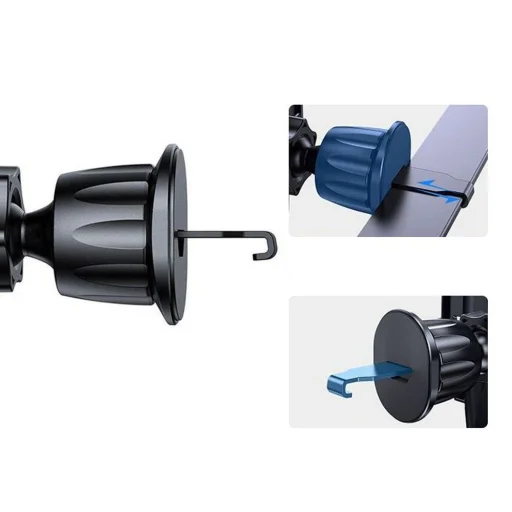 Tech-Protect N53 mágneses autós telefontartó szellőzőrácsra fekete Magsafe - 7