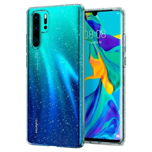 Huawei P30 Pro Spigen Liquid Crystal flitteres áttetsző tok - 9
