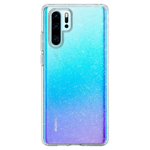 Huawei P30 Pro Spigen Liquid Crystal flitteres áttetsző tok - 4