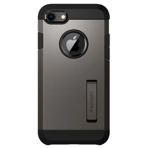 Spigen Tough Armor tok kihajtható támasszal iPhone 7/8 gunmetal színben - 4