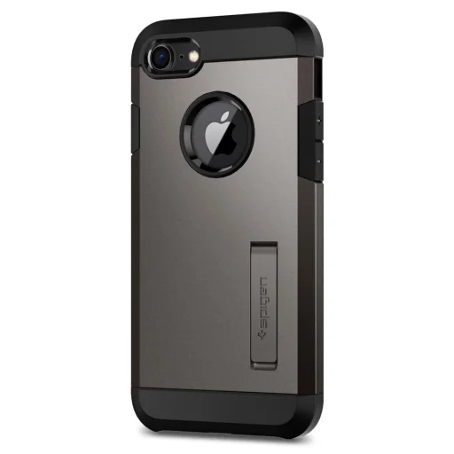 Spigen Tough Armor tok kihajtható támasszal iPhone 7/8 gunmetal színben - 2