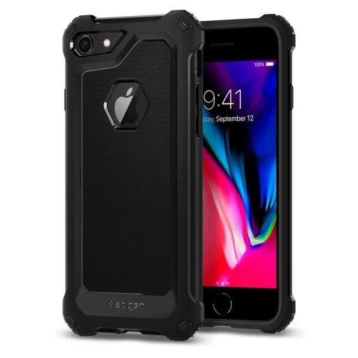 Spigen Extra Rugged Armor tok iPhone 7/8 /SE 2020 fekete - 1