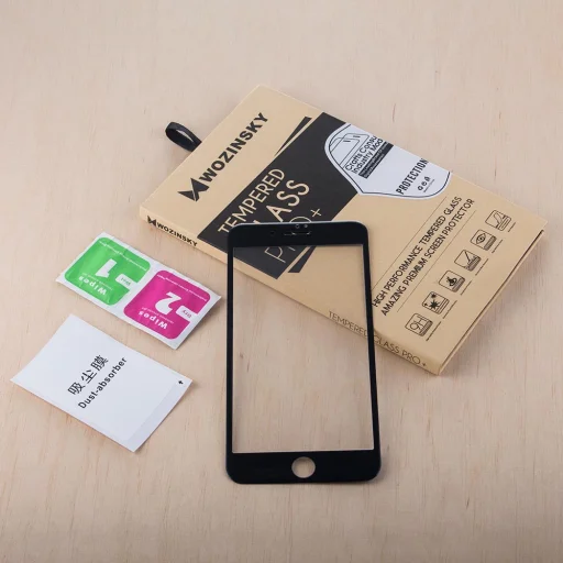 Wozinsky Soft Frame 9H kijelzővédő üvegfólia iPhone 7/8 fekete - 3