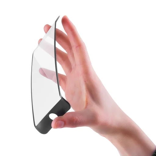 Wozinsky Soft Frame 9H kijelzővédő üvegfólia iPhone 7/8 fekete - 4