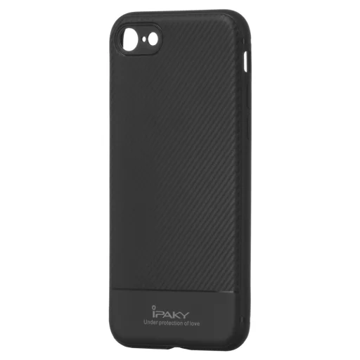 iPaky Carbon Fiber flexibilis TPU tok iPhone 7/8 szürke - 1