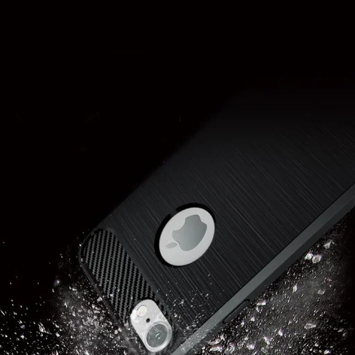 iPaky Carbon Fiber flexibilis TPU tok iPhone 7/8 kék - 4