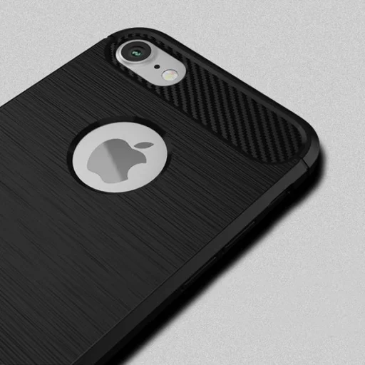 iPaky Carbon Fiber flexibilis TPU tok iPhone 7/8 kék - 5