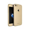 iPaky 360 fokos védelmet biztosító tok + kijelzővédő üvegfólia iPhone 7/8 arany thumbnail