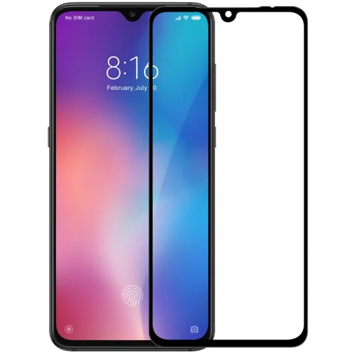 Nillkin XD CP+MAX Ultra vékony kijelzővédő üvegfólia 9H Xiaomi Mi 9 fekete kerettel - 1