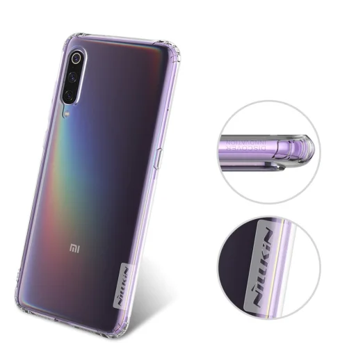 Nillkin Nature ultravékony áttetsző TPU tok Xiaomi Mi 9 áttetsző - 12