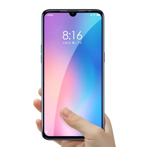 Baseus kijelzővédő PET fólia Xiaomi Mi 9 fekete - 7