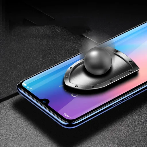 Baseus kijelzővédő 3D PET fólia Xiaomi Mi 9 fekete - 8