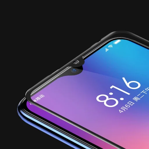 Baseus kijelzővédő 3D PET fólia Xiaomi Mi 9 fekete - 9
