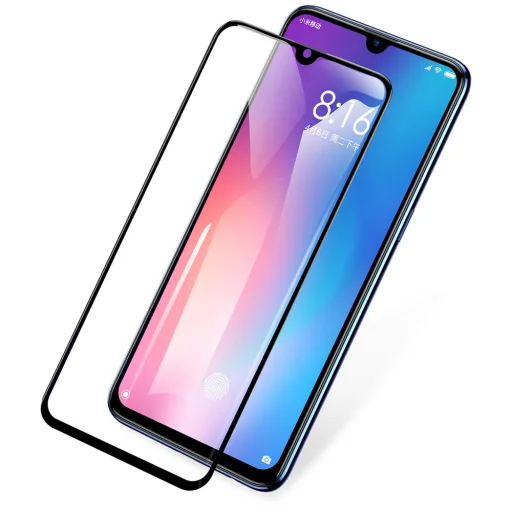 Baseus kijelzővédő PET fólia Xiaomi Mi 9 fekete - 1