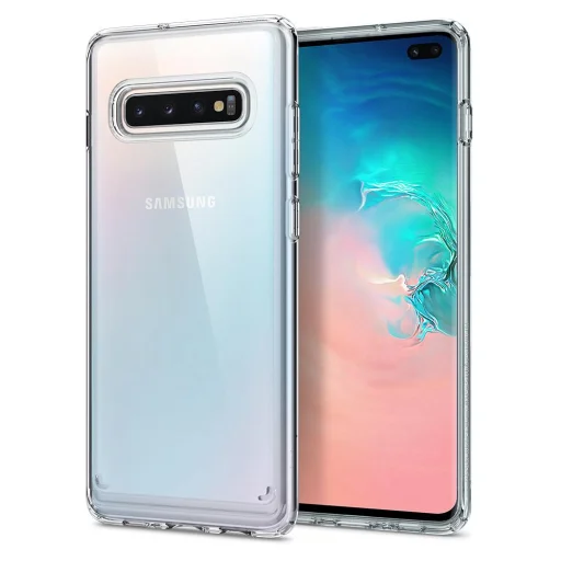 Spigen Ultra Hybrid tok Samsung S10 Plus áttetsző - 1
