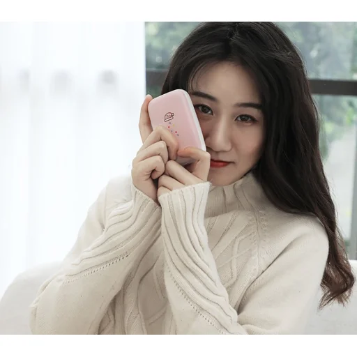 Baseus Mini Q powerbank 10000 mAh USB/USB-C/micro-USB kék kézmelegítő - 6