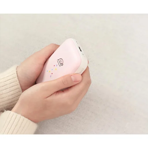 Baseus Mini Q powerbank 10000 mAh USB/USB-C/micro-USB kék kézmelegítő - 5