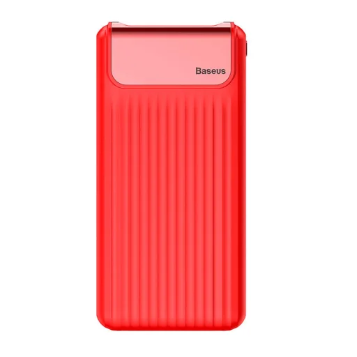 Baseus 10000 mAh powerbank QC3.0 digitális kijelzővel piros (PPYZ-C09) - 2