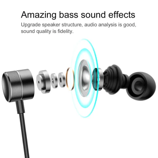 Baseus H04 Encok fülhallgató fekete - 9