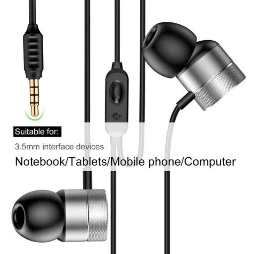 Baseus H04 Encok fülhallgató ezüst - 5