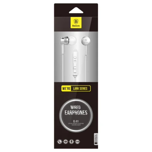 Baseus Lark series fülhallgató ezüst - 1