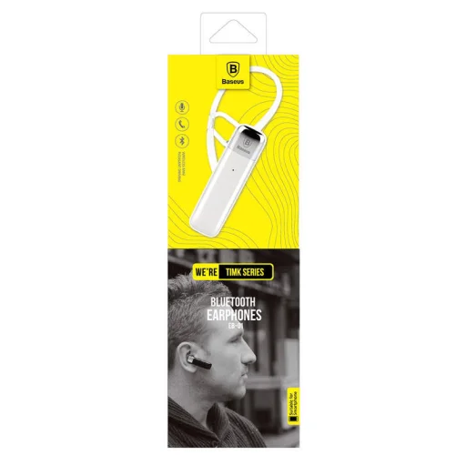 Baseus Timk bluetooth fülhallgató fehér - 1