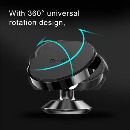 Baseus Small Ears Series univerzális mágneses autós telefontartó pink - 11