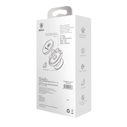 Baseus Small Ears Series univerzális mágneses autós telefontartó pink - 12