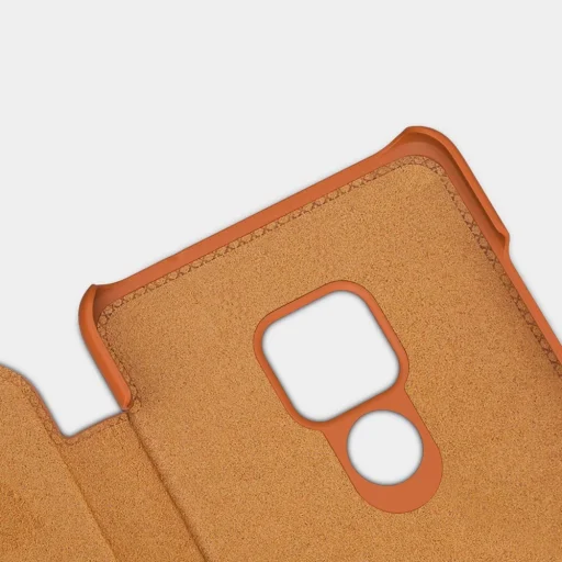 Nillkin Qin bőr fliptok kijelző betekintéssel Huawei Mate 20 fekete - 13