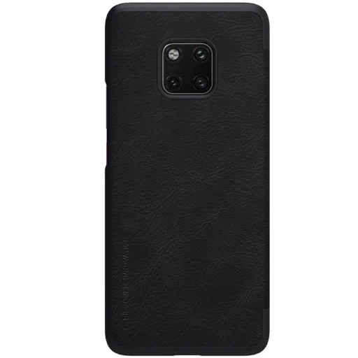 Nillkin Qin bőr fliptok kijelző betekintéssel Huawei Mate 20 Pro fekete - 3