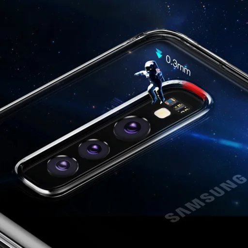 Baseus Simple áttetsző TPU tok Samsung S10 Plus - 16