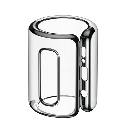 Baseus Shining átlátszó gél tok Samsung S10 fekete metál kerettel - 5