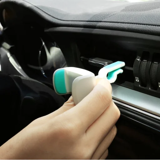 Baseus Stable univerzális szellőző lamellára erősíthető autós telefontartó fekete (SUGX-01) - 10