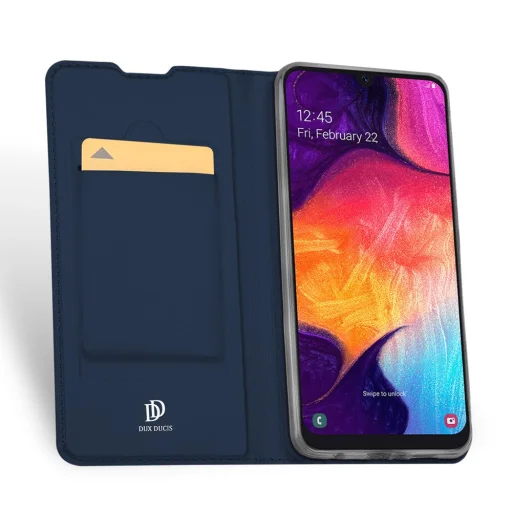 Samsung A50 Dux Ducis Skin Pro fliptok kék - 3