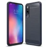 Szénszál mintájú TPU tok Xiaomi Mi 9 kék thumbnail