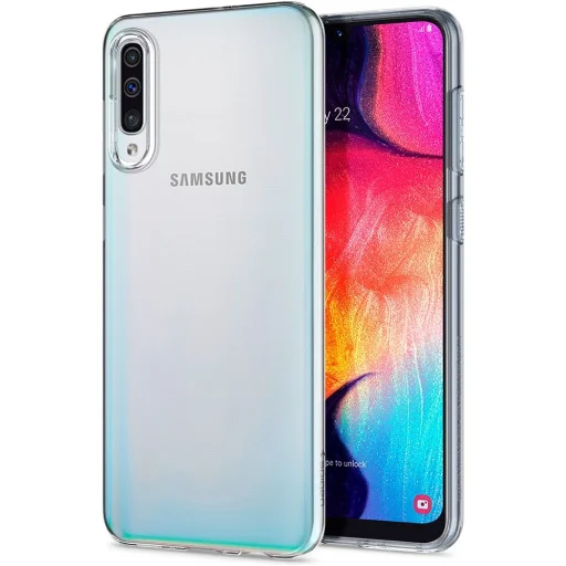 Samsung A50 Spigen Liquid Crystal áttetsző tok - 10
