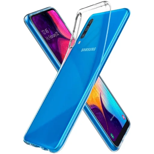 Samsung A50 Spigen Liquid Crystal áttetsző tok - 11