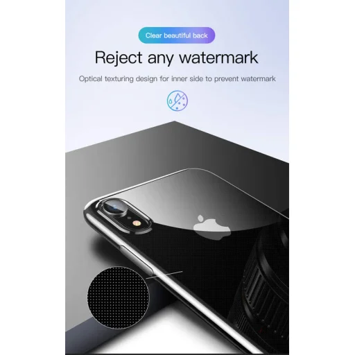 Baseus Simplicity flexibilis TPU tok iPhone XR átlátszó - 8