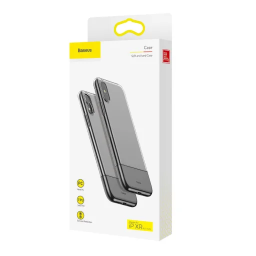 Baseus Half2Half tok fekete/átlátszó iPhone XR - 1